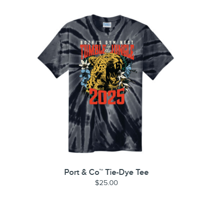 Tumble in the Jungle Tye Dye Gray Shirt